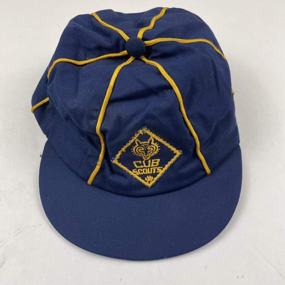 Cub Scouts Boy Scouts BSA Vintage Uniform Hat 6-7/8 Genuine Texon Visor